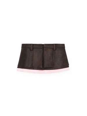 VAHUE-leather_skirt_Choco_back